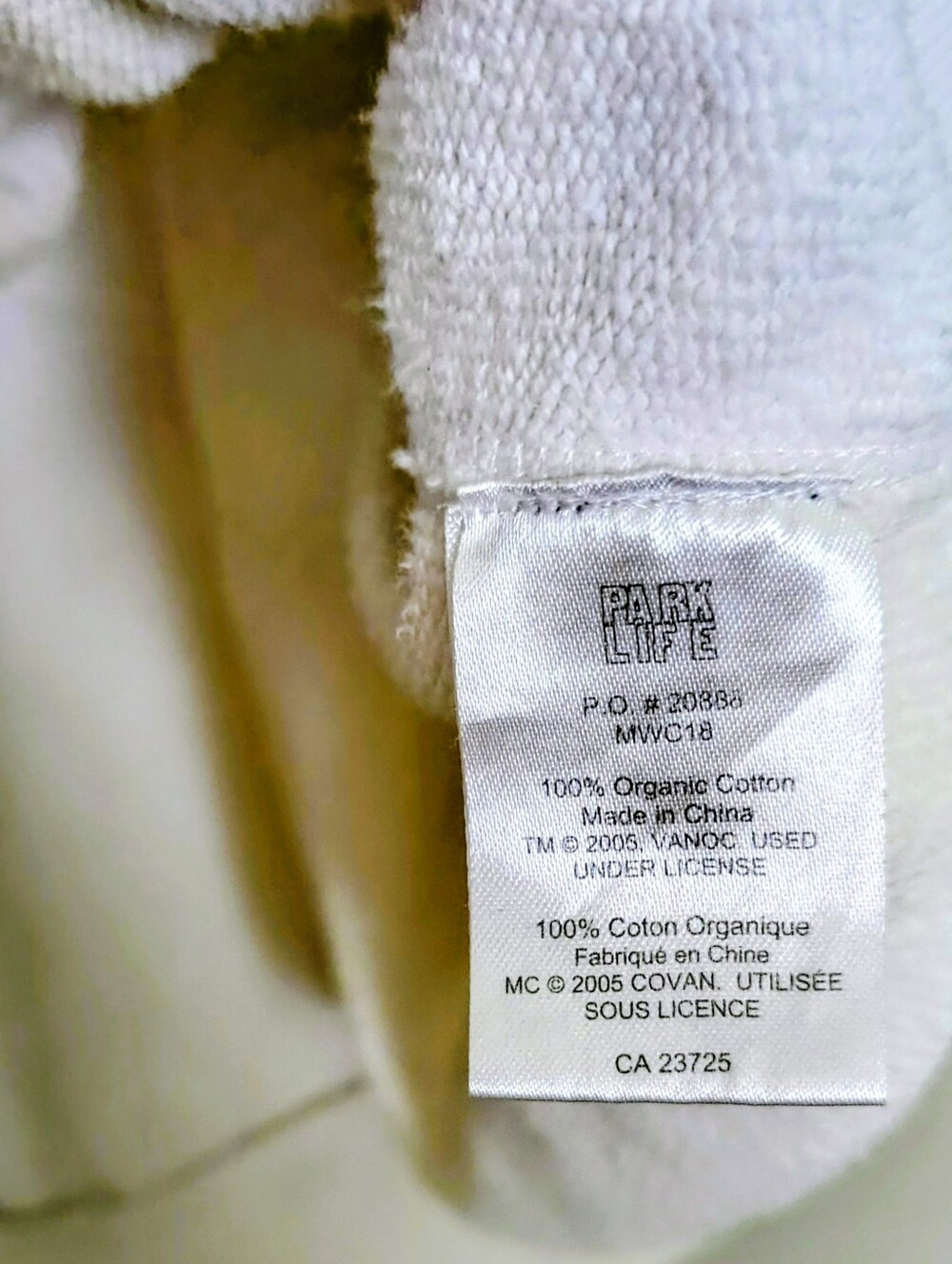 Aritzia x Park Life Olympics White Topographic Map Hoodie Vancouver 2010 Vtg. - Picture 15 of 16
